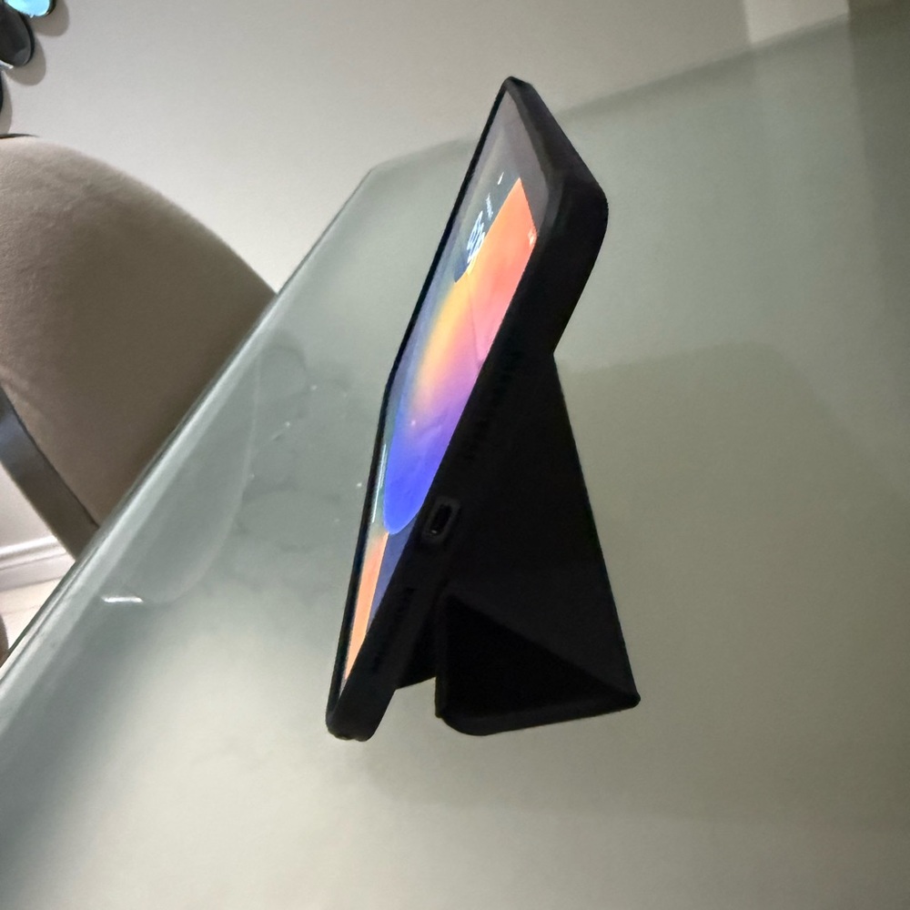 Black Tablet with Stand
